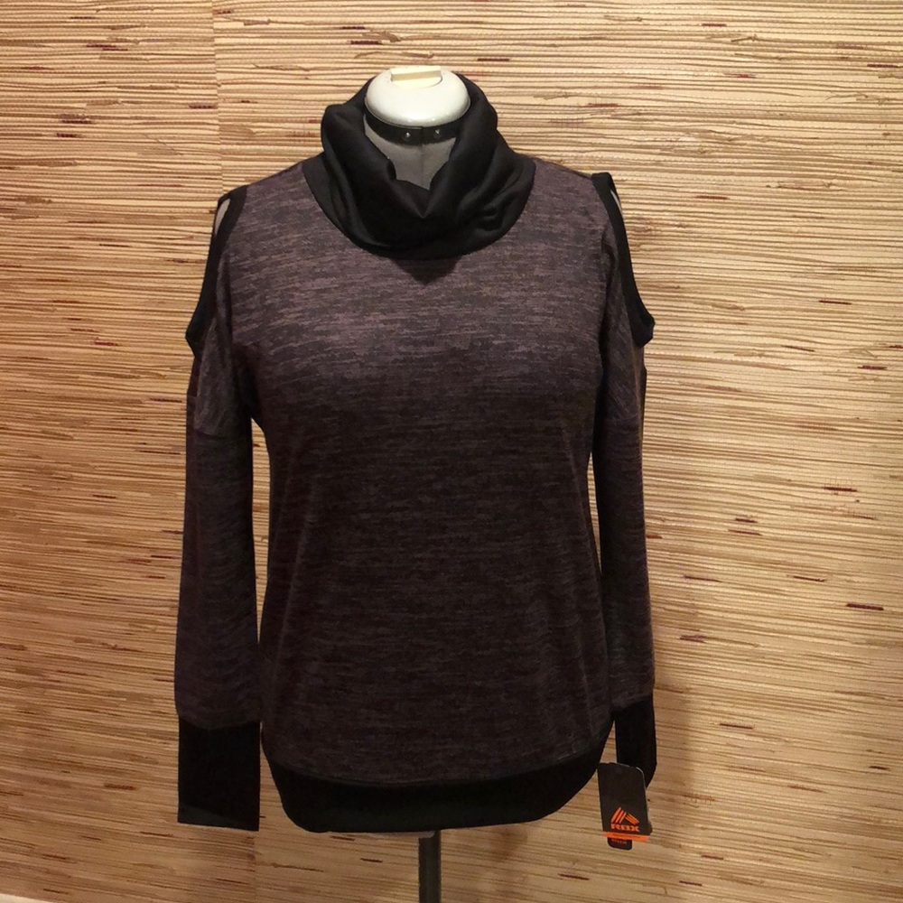 RBX Cold Shoulder Cowl Neck